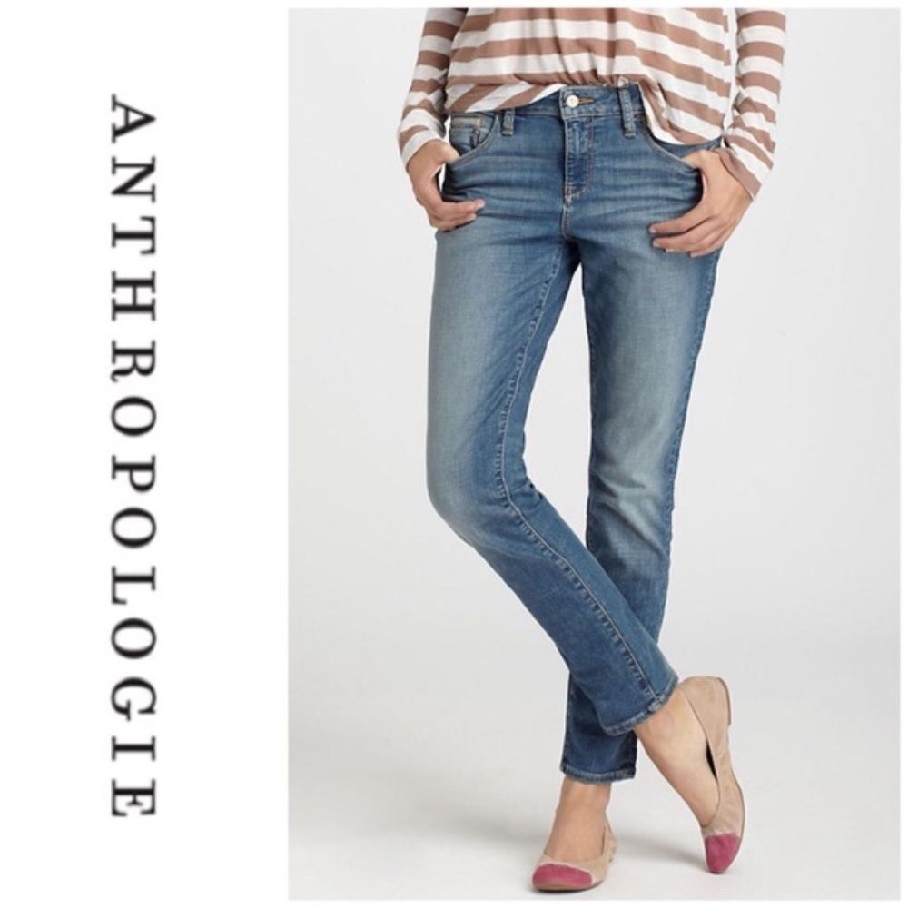 Anthro Pilcro And The Letterpress Stet Jeans Sz 28